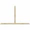 Ekena Millwork Portland Rough Sawn Timber Gable Bracket, Douglas Fir, 96"W x 60"H x 2"D x 4"F, 15/12 Pitch GBW096X60X0204POR00RDF - alternate 1
